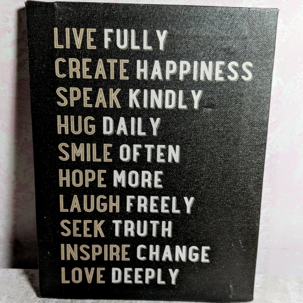 🟡NWOT🟡 Words of Wisdom Canvas Print